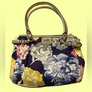 Rare Vintage Y2K Coach Madison Maggie Kara Caryall Bag. Beautiful Floral!
